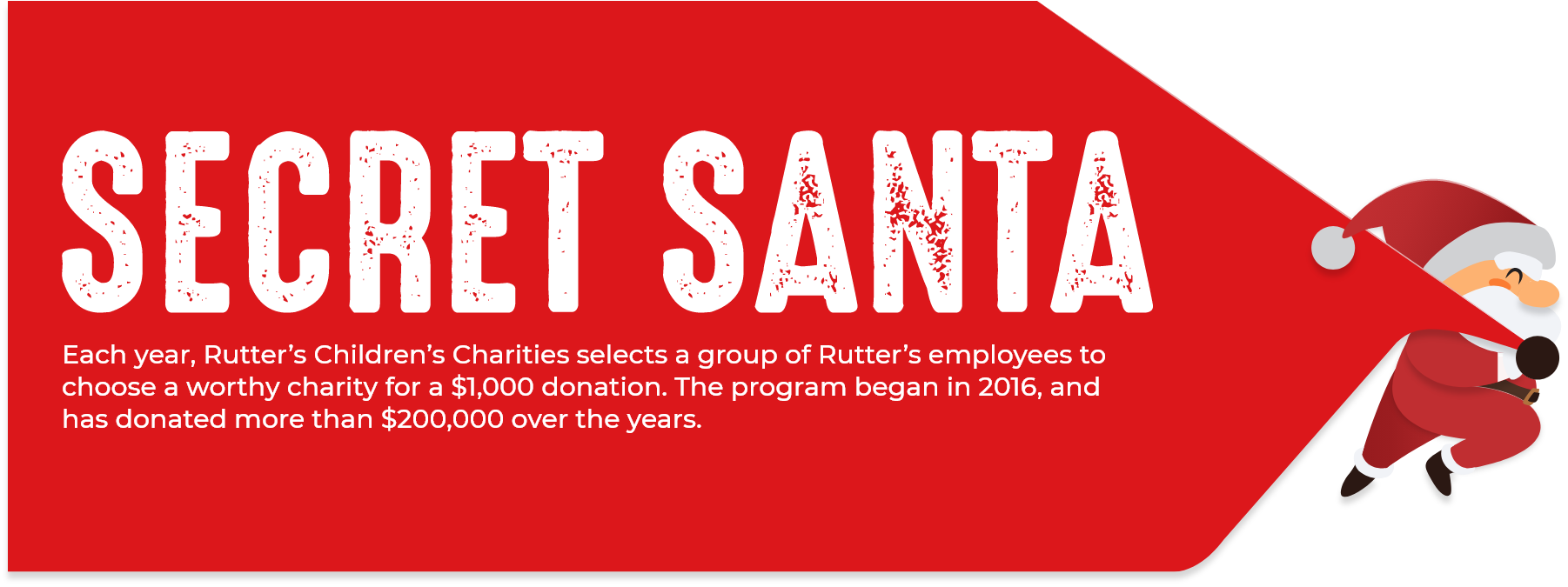 Rutter's Secret Santa Donations